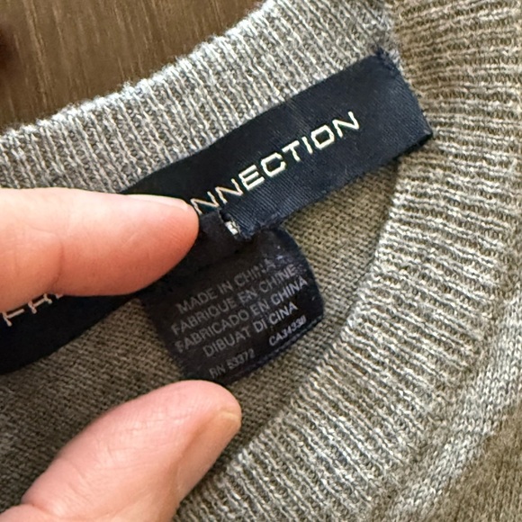 French Connection Sweater Sequin Eye Lash Design Size XS - Picture 7 of 11